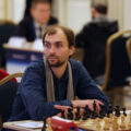 Шахматист Борис Савченко перед началом 6-го тура Аэрофлот Опен 2026 (3 марта 2026)